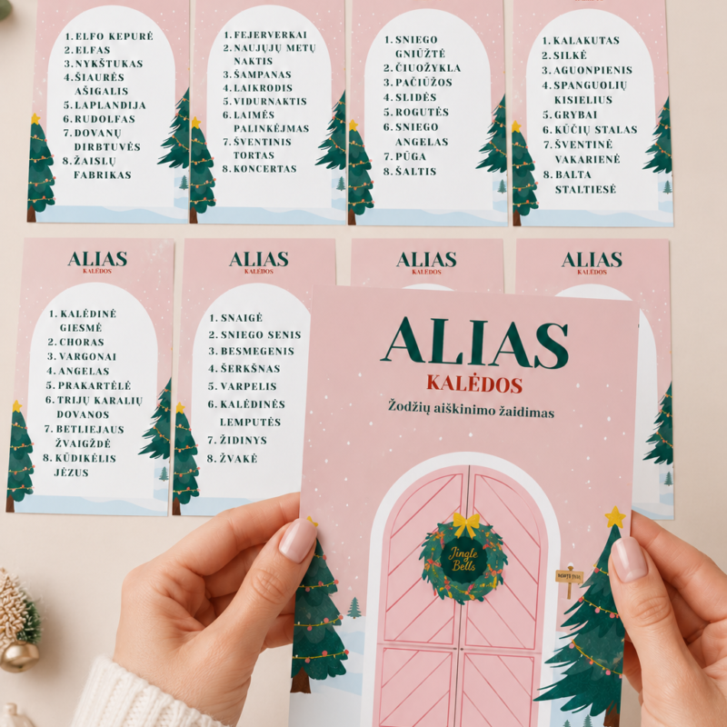 Kalėdinis žaidimas: "Alias" (20 vnt.)