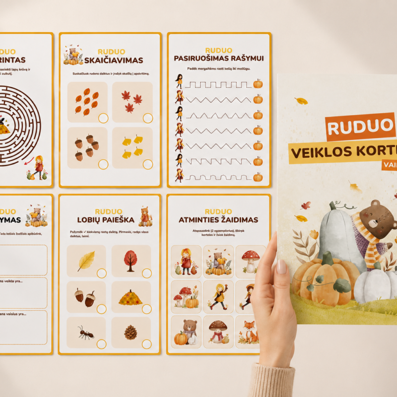 „Ruduo“ – 17 edukacinių užduočių