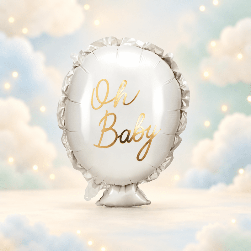 Folinis balionas „Oh Baby“, 53 × 69 cm