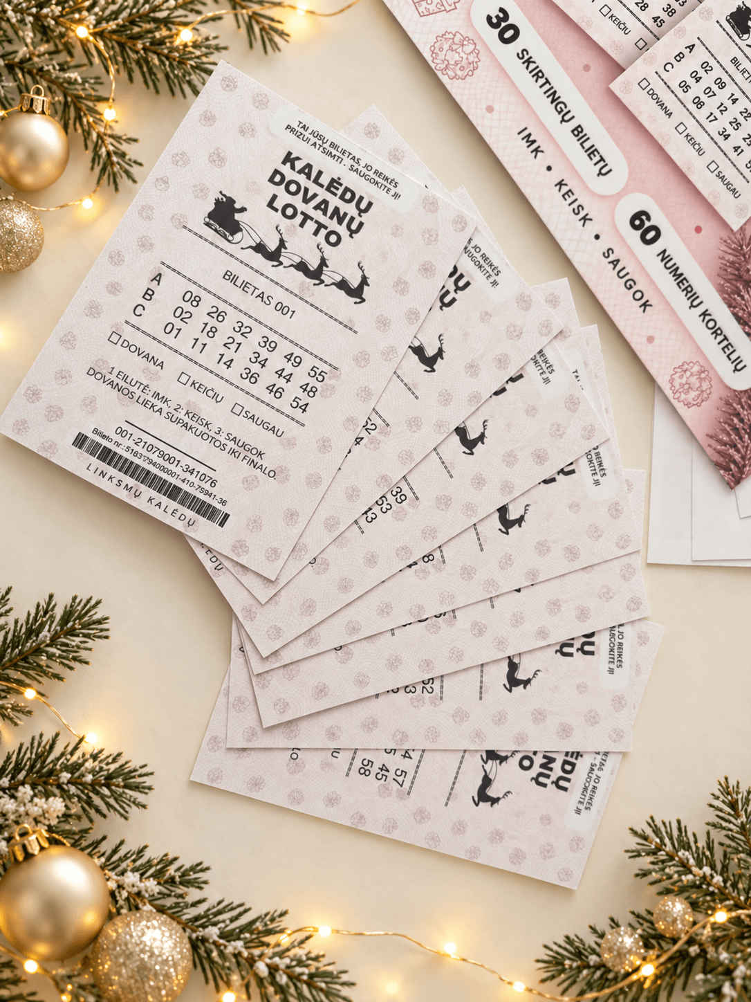 Kalėdų dovanų LOTTO — žaidimas dovanų apsikeitimui - Image 2
